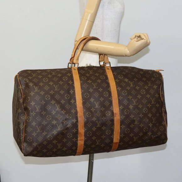 LOUIS VUITTON Monogram Keepall 60 Boston Bag - Picture 1 of 16
